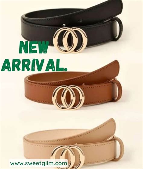 round buckle belt dupe